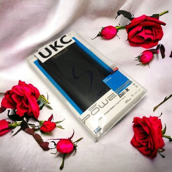 Мобільна зарядка портативна Power Bank 30000 mAh UKC, Зовнішній акумулятор, Зарядка power bank. Колір: чорний 00017455 фото