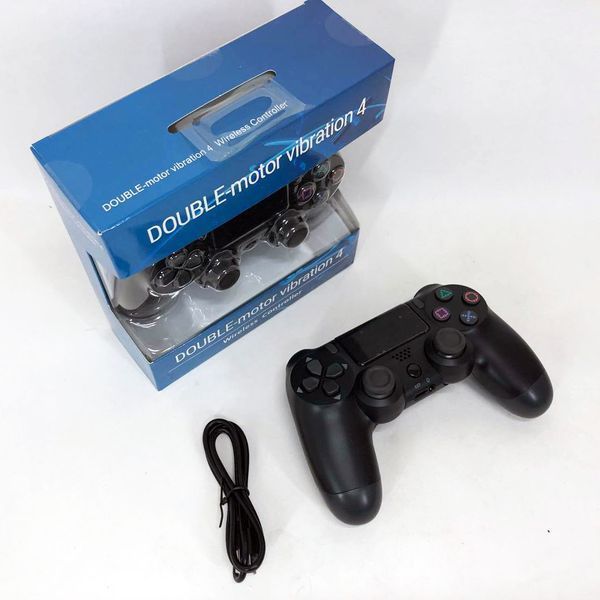Джойстик DOUBLESHOCK для PS 4, бездротовий ігровий геймпад PS4/PC акумуляторний джойстик. Колір чорний 00015818 фото
