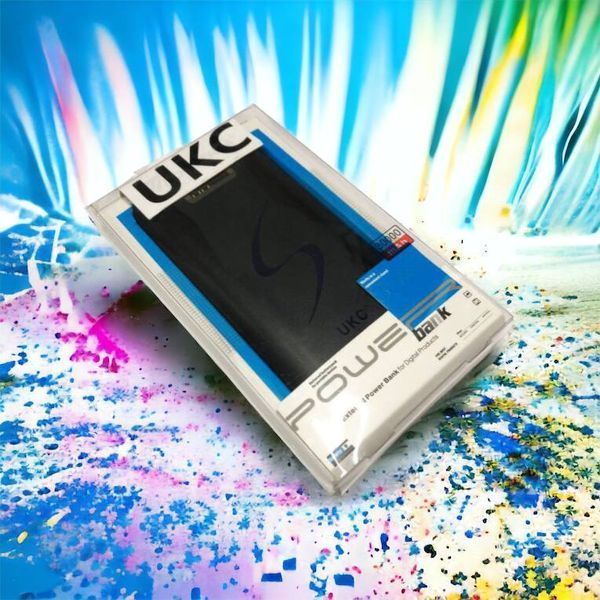 Мобільна зарядка портативна Power Bank 30000 mAh UKC, Зовнішній акумулятор, Зарядка power bank. Колір: чорний 00017455 фото
