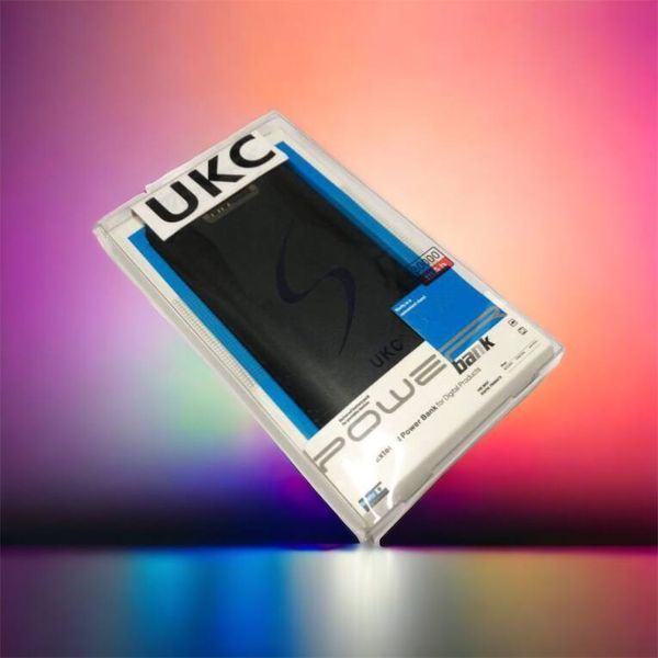 Мобільна зарядка портативна Power Bank 30000 mAh UKC, Зовнішній акумулятор, Зарядка power bank. Колір: чорний 00017455 фото