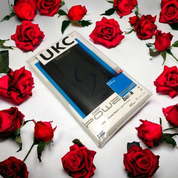 Мобільна зарядка портативна Power Bank 30000 mAh UKC, Зовнішній акумулятор, Зарядка power bank. Колір: чорний 00017455 фото