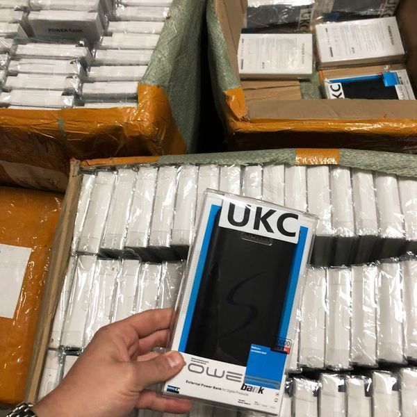 Мобільна зарядка портативна Power Bank 30000 mAh UKC, Зовнішній акумулятор, Зарядка power bank. Колір: чорний 00017455 фото