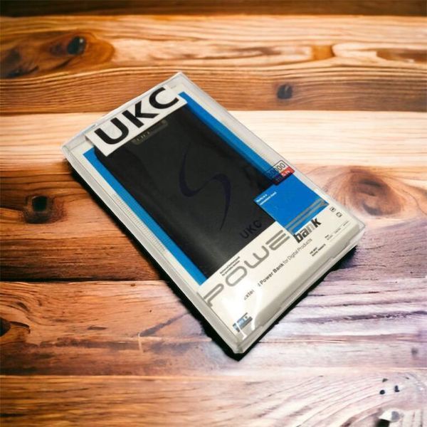 Мобільна зарядка портативна Power Bank 30000 mAh UKC, Зовнішній акумулятор, Зарядка power bank. Колір: чорний 00017455 фото
