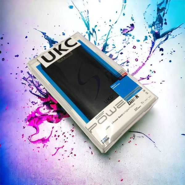 Мобільна зарядка портативна Power Bank 30000 mAh UKC, Зовнішній акумулятор, Зарядка power bank. Колір: чорний 00017455 фото
