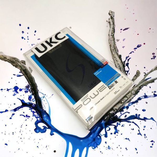 Мобільна зарядка портативна Power Bank 30000 mAh UKC, Зовнішній акумулятор, Зарядка power bank. Колір: чорний 00017455 фото