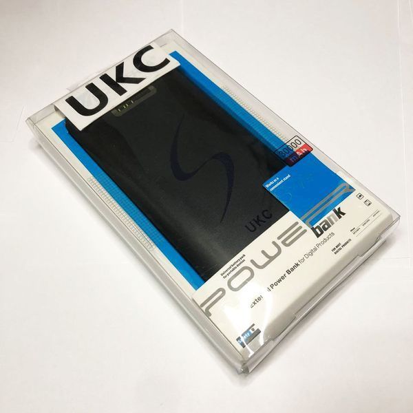 Мобільна зарядка портативна Power Bank 30000 mAh UKC, Зовнішній акумулятор, Зарядка power bank. Колір: чорний 00017455 фото