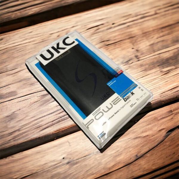 Мобільна зарядка портативна Power Bank 30000 mAh UKC, Зовнішній акумулятор, Зарядка power bank. Колір: чорний 00017455 фото