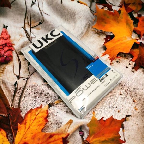 Мобільна зарядка портативна Power Bank 30000 mAh UKC, Зовнішній акумулятор, Зарядка power bank. Колір: чорний 00017455 фото