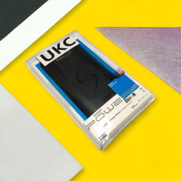 Мобільна зарядка портативна Power Bank 30000 mAh UKC, Зовнішній акумулятор, Зарядка power bank. Колір: чорний 00017455 фото