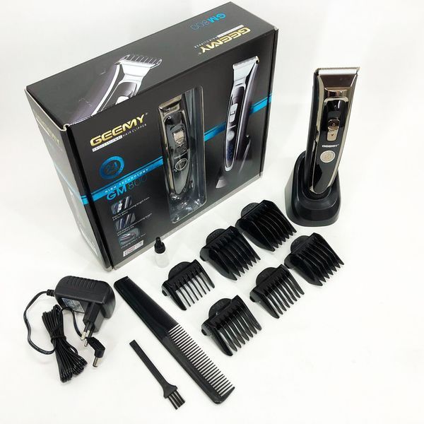 Машинка для стрижки акумуляторна 5 в 1 Gemei GM-800 професійний триммер, електробритва для волосся 00015252 фото