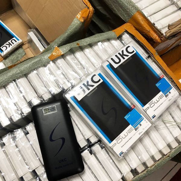 Мобільна зарядка портативна Power Bank 30000 mAh UKC, Зовнішній акумулятор, Зарядка power bank. Колір: чорний 00017455 фото