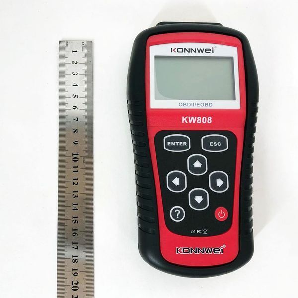 Автомобильный диагностический сканер Konnwei KW808 OBD II/EOBD, Автотестер универсальный Адаптер 00016766 фото