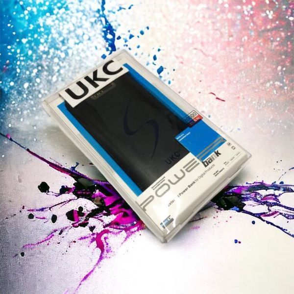 Мобільна зарядка портативна Power Bank 30000 mAh UKC, Зовнішній акумулятор, Зарядка power bank. Колір: чорний 00017455 фото
