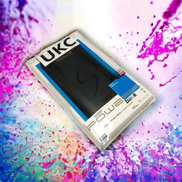 Мобільна зарядка портативна Power Bank 30000 mAh UKC, Зовнішній акумулятор, Зарядка power bank. Колір: чорний 00017455 фото