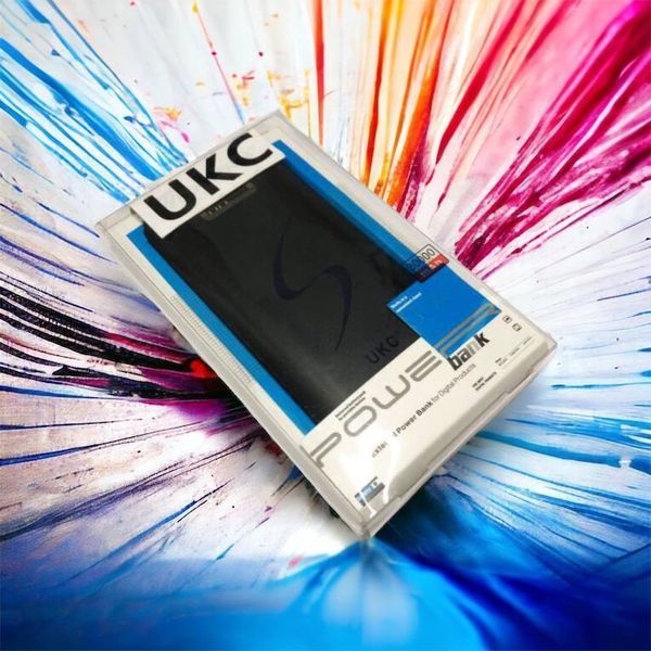 Мобільна зарядка портативна Power Bank 30000 mAh UKC, Зовнішній акумулятор, Зарядка power bank. Колір: чорний 00017455 фото