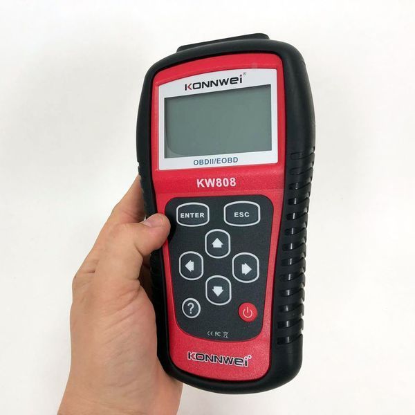 Автомобильный диагностический сканер Konnwei KW808 OBD II/EOBD, Автотестер универсальный Адаптер 00016766 фото