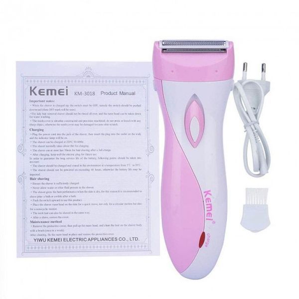 Жіночий епілятор-бритва KEMEI КМ-3018 жіноча 00015068 фото