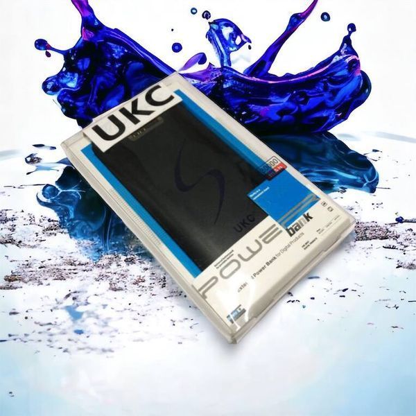 Мобільна зарядка портативна Power Bank 30000 mAh UKC, Зовнішній акумулятор, Зарядка power bank. Колір: чорний 00017455 фото