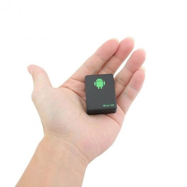 Міні GPS трекер через SIM карту А8 з вбудованим мікрофоном, GPS GSM трекер для авто, Маячок 00017266 фото