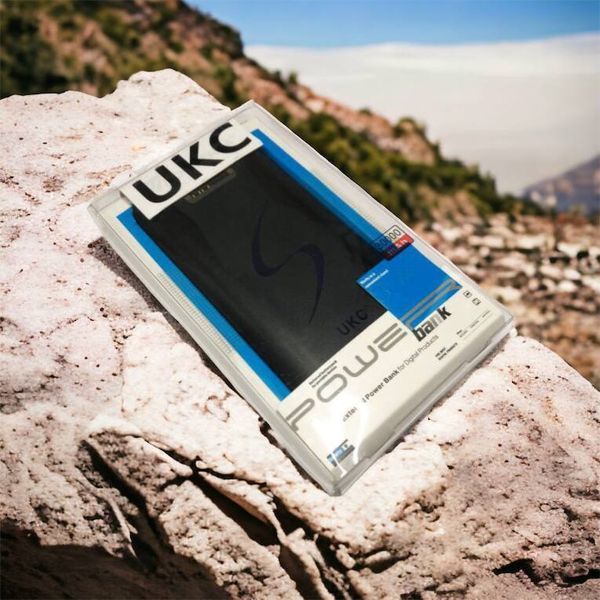 Мобільна зарядка портативна Power Bank 30000 mAh UKC, Зовнішній акумулятор, Зарядка power bank. Колір: чорний 00017455 фото