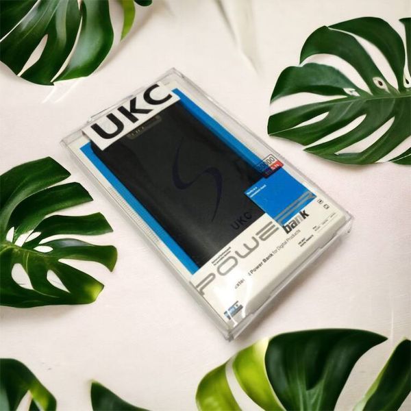 Мобільна зарядка портативна Power Bank 30000 mAh UKC, Зовнішній акумулятор, Зарядка power bank. Колір: чорний 00017455 фото