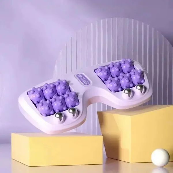 Портативний масажер для ніг Cat Claw Style Foot Massager з 12 роликами та 4 магнітними кульками 00015647 фото