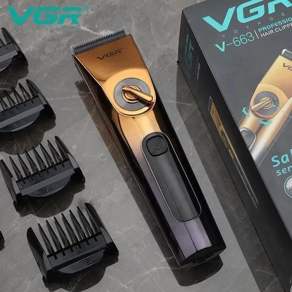 Професійна бездротова машинка для стрижки VGR V-663 тример для волосся, бороди та вусів 00014542 фото