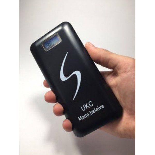 Мобільна зарядка портативна Power Bank 30000 mAh UKC, Зовнішній акумулятор, Зарядка power bank. Колір: чорний 00017455 фото