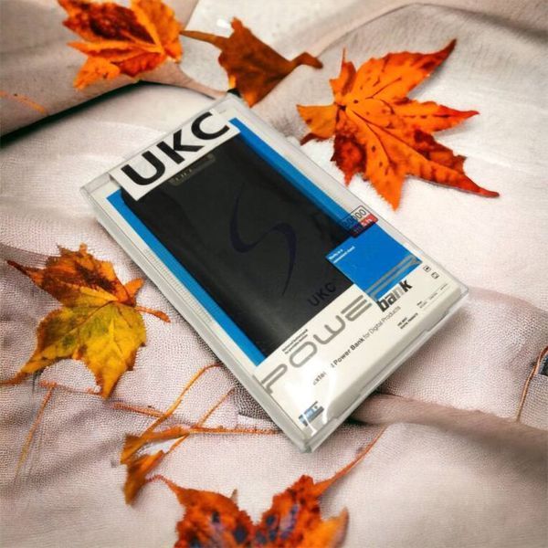 Мобільна зарядка портативна Power Bank 30000 mAh UKC, Зовнішній акумулятор, Зарядка power bank. Колір: чорний 00017455 фото