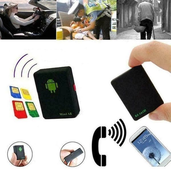 Міні GPS трекер через SIM карту А8 з вбудованим мікрофоном, GPS GSM трекер для авто, Маячок 00017266 фото