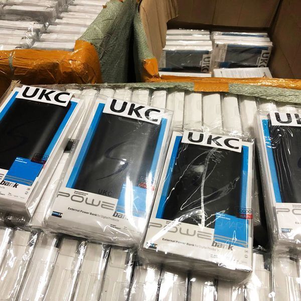 Мобільна зарядка портативна Power Bank 30000 mAh UKC, Зовнішній акумулятор, Зарядка power bank. Колір: чорний 00017455 фото
