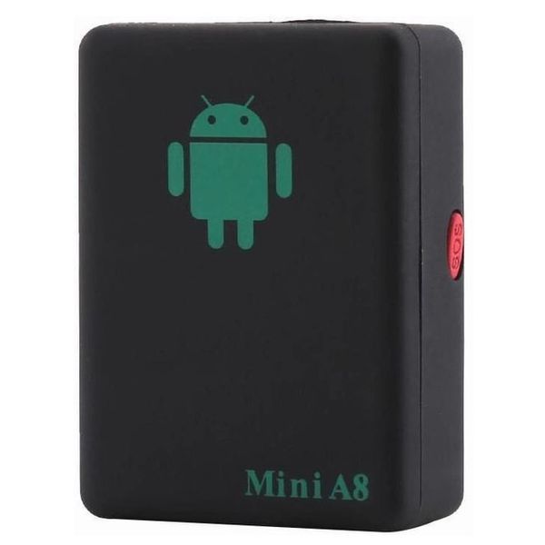 Міні GPS трекер через SIM карту А8 з вбудованим мікрофоном, GPS GSM трекер для авто, Маячок 00017266 фото