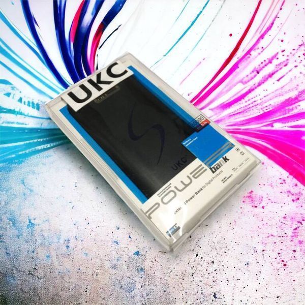 Мобільна зарядка портативна Power Bank 30000 mAh UKC, Зовнішній акумулятор, Зарядка power bank. Колір: чорний 00017455 фото