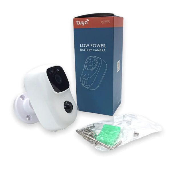 Камера видеонаблюдения Smart wifi приложение Tuya работает от 2x18650 00017292 фото