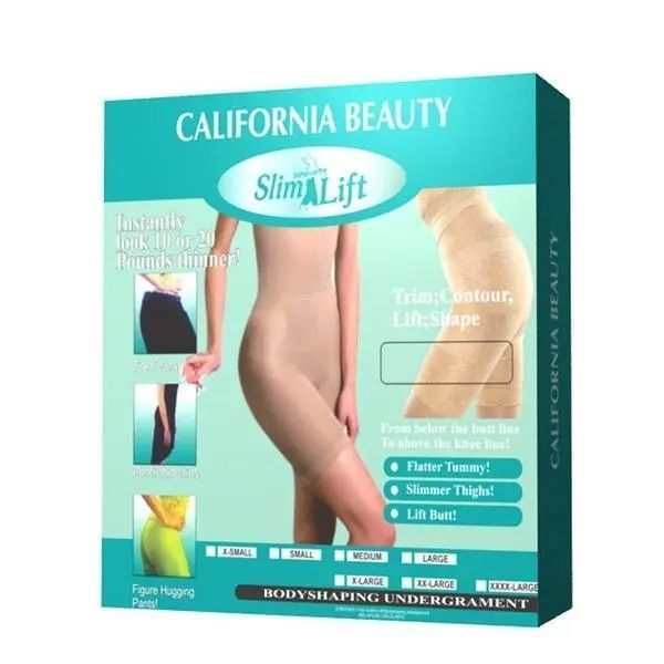 Белье для коррекции фигуры California Beauty Slim N Lift Утягивающие шорты с высокой талией 00015601 фото