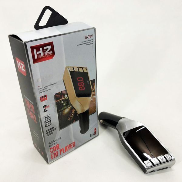 Автомобильный FM трансмиттер модулятор H15 Bluetooth MP3, Блютуз модулятор в машину. Цвет: серебряный 00017042 фото