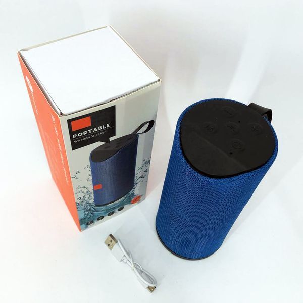 Колонка портативна bluetooth вологостійка JBL TG-113 (аналог). Колір синій 00017698 фото
