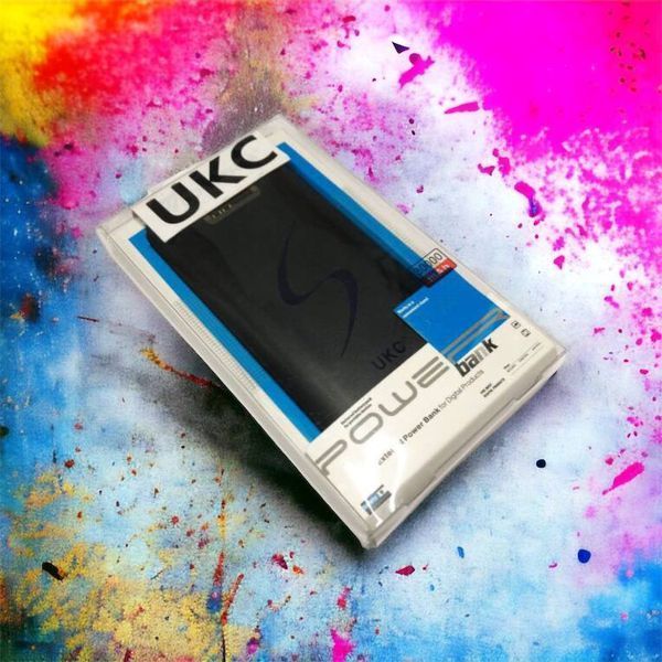 Мобільна зарядка портативна Power Bank 30000 mAh UKC, Зовнішній акумулятор, Зарядка power bank. Колір: чорний 00017455 фото