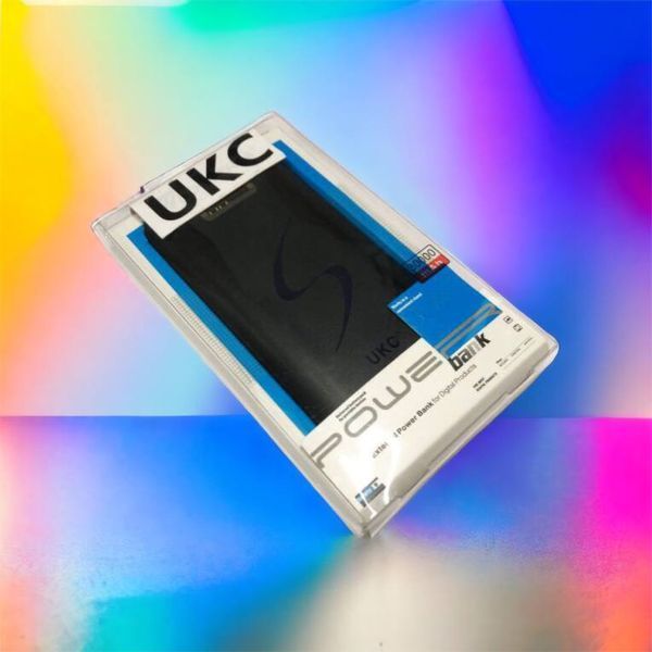 Мобільна зарядка портативна Power Bank 30000 mAh UKC, Зовнішній акумулятор, Зарядка power bank. Колір: чорний 00017455 фото