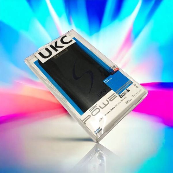 Мобільна зарядка портативна Power Bank 30000 mAh UKC, Зовнішній акумулятор, Зарядка power bank. Колір: чорний 00017455 фото