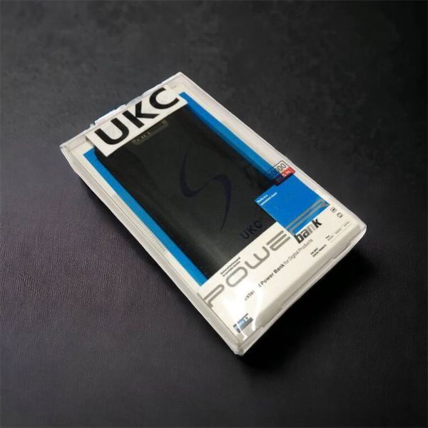Мобільна зарядка портативна Power Bank 30000 mAh UKC, Зовнішній акумулятор, Зарядка power bank. Колір: чорний 00017455 фото