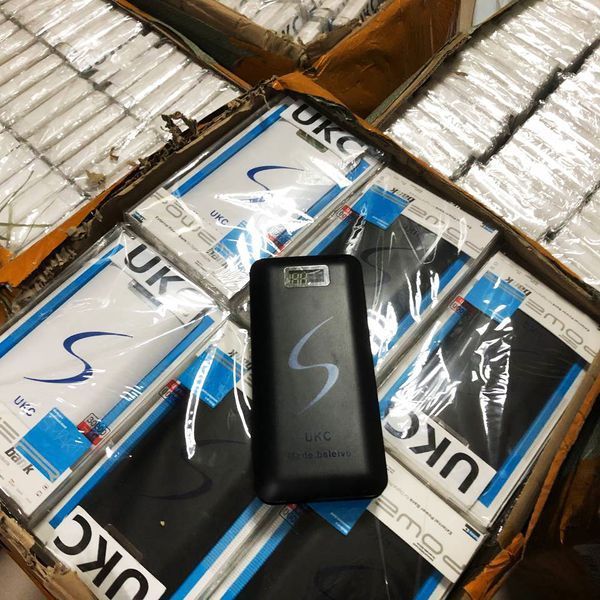 Мобільна зарядка портативна Power Bank 30000 mAh UKC, Зовнішній акумулятор, Зарядка power bank. Колір: чорний 00017455 фото