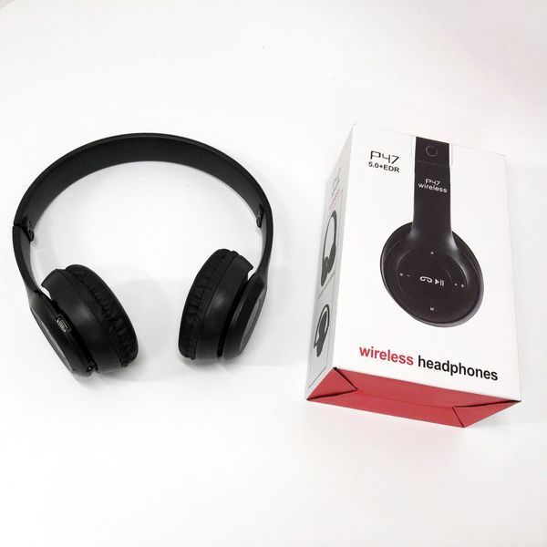 Бездротові навушники Bluetooth Wireless Headset P47 Black Гарнітура для ПК, телефону з мікрофоном 00023816 фото