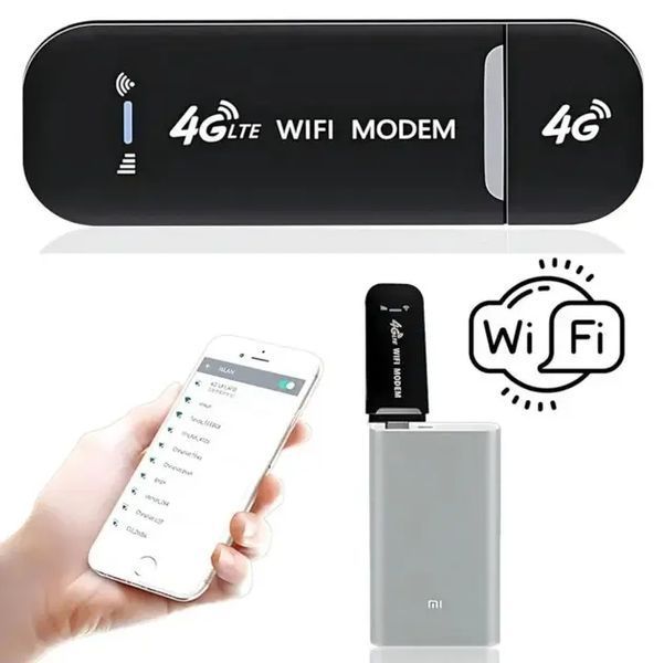Мобильный 4G модем/роутер USB WI-FI 3G/4G LTE 3in1 HotSpot 00017148 фото