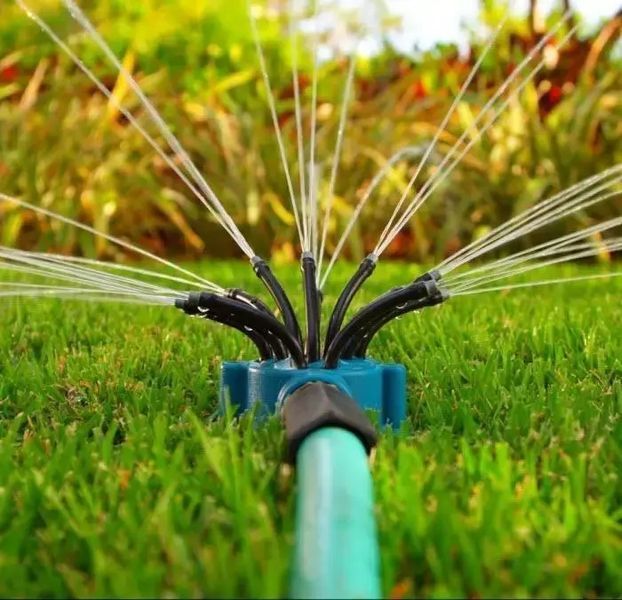 Умная система полива Multifunctional Water Sprinkler распылитель дождеватель для полива газона на 360 градусов 00012891 фото