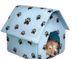 Синий Переносний м'який будиночок будка для собак Portable Dog House Блакитний 00024398 фото 1