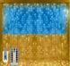 Патриотическая гирлянда штора Флаг Украины 2*2м 160 LED классическая IP44 00024827 фото 1