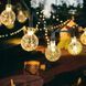 Гирлянда уличная LED лампочки SOLAR GARDEN LIGHT 834-122 WW на солнечной батарее 00023592 фото 2