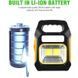 Фонарь переносной JY-978D-LED+12COB, power bank, фонарь светодиодный прожектор. Цвет: желтый 00023399 фото 22