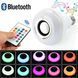 Світлодіодна лампа з Bluetooth колонкою Bulb 12Вт в патрон Е27, RGB світильник з динаміком та пультом PRP 00022495 фото 6